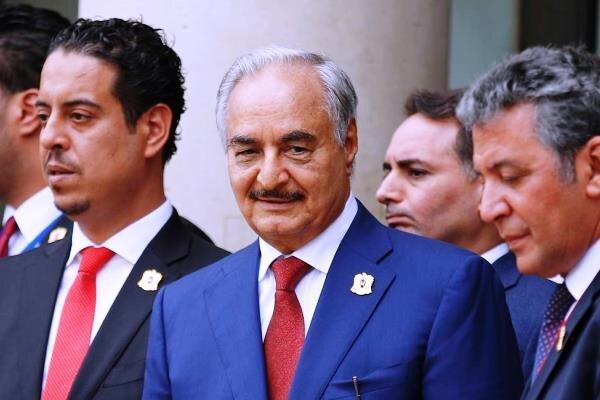 ژنرال خلیفه حفتر از فرآیند صلح در لیبی حمایت کرد