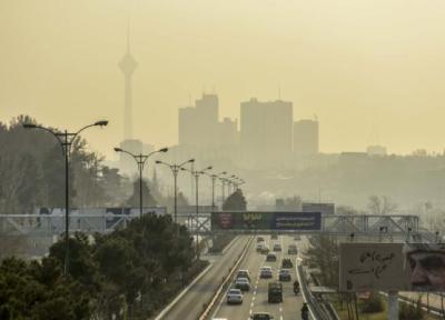 آخرین شرایط آلودگی هوای تهران در روز پنجشنبه 29 دی 1401
