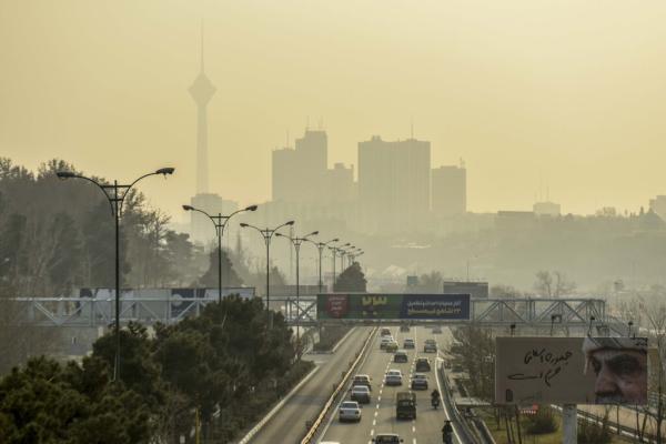 آخرین شرایط آلودگی هوای تهران در روز پنجشنبه 29 دی 1401