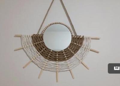 این آینه دکوری شیک را خودتان بسازید